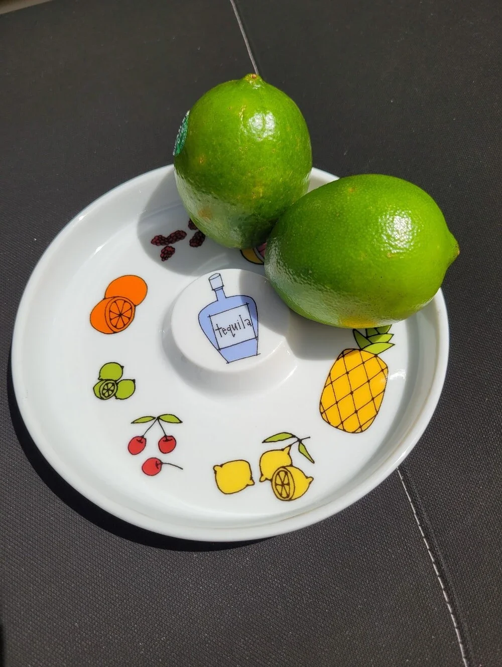 Urusla Dodge Tequila Salt Rim Dish Signature Housewares Bar Cart Margarita!